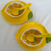 Free Shipping Rae Dunn Lemon Dessert Set, Plate/ Bowl/ Spoon, Lot of 2