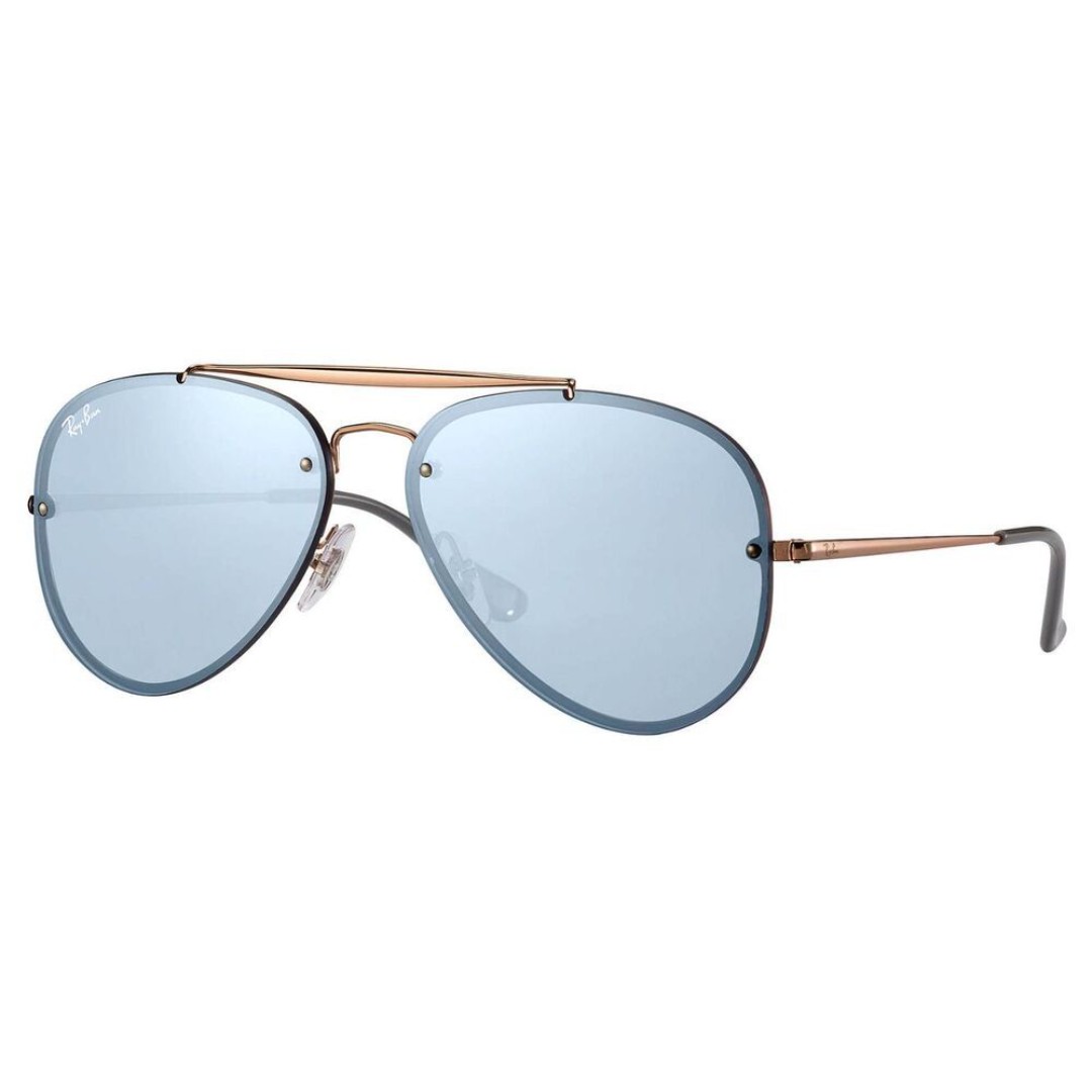 Ray-Ban Blaze Aviator Gold RB3584N 9053/1U 58-13 Medium Mirror