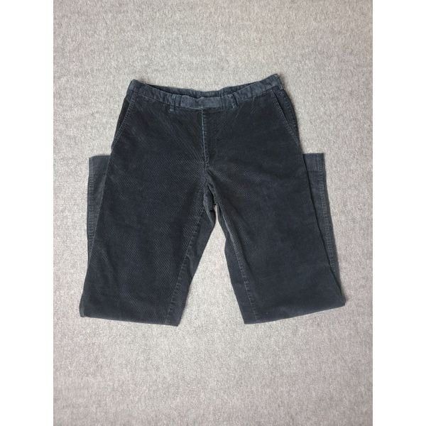 Vtg 90's Boos Hugo Boss Men's Size 34 Pants Cotton Black Velvet Tuxedo Trousers