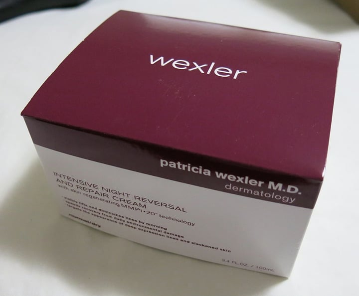 NIB Wexler Intensive Night Reversal & Repair Cream - 3.4 FL OZ / 100 mL