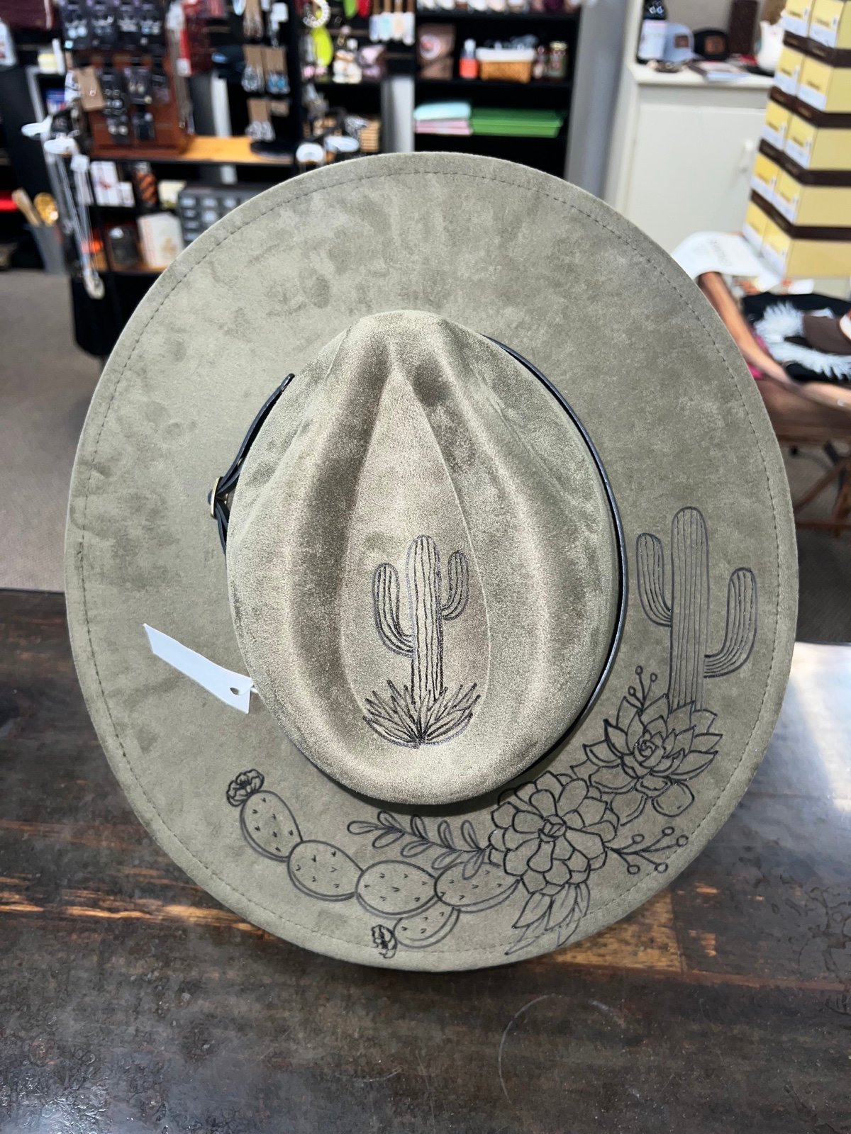 Rancher Hat with Desert Design