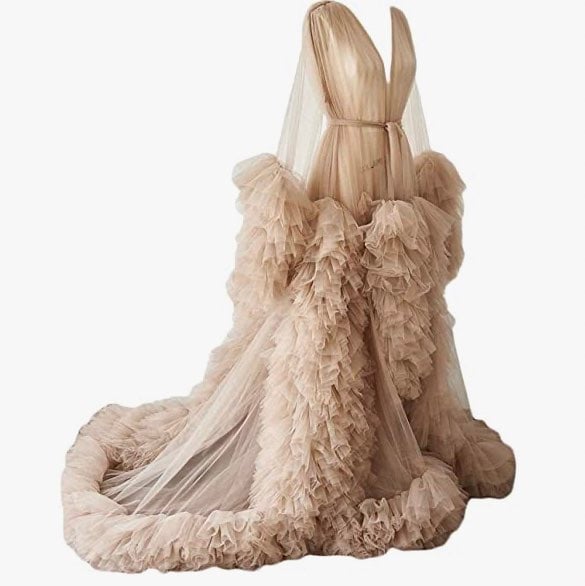 Fluffy Tulle Gown