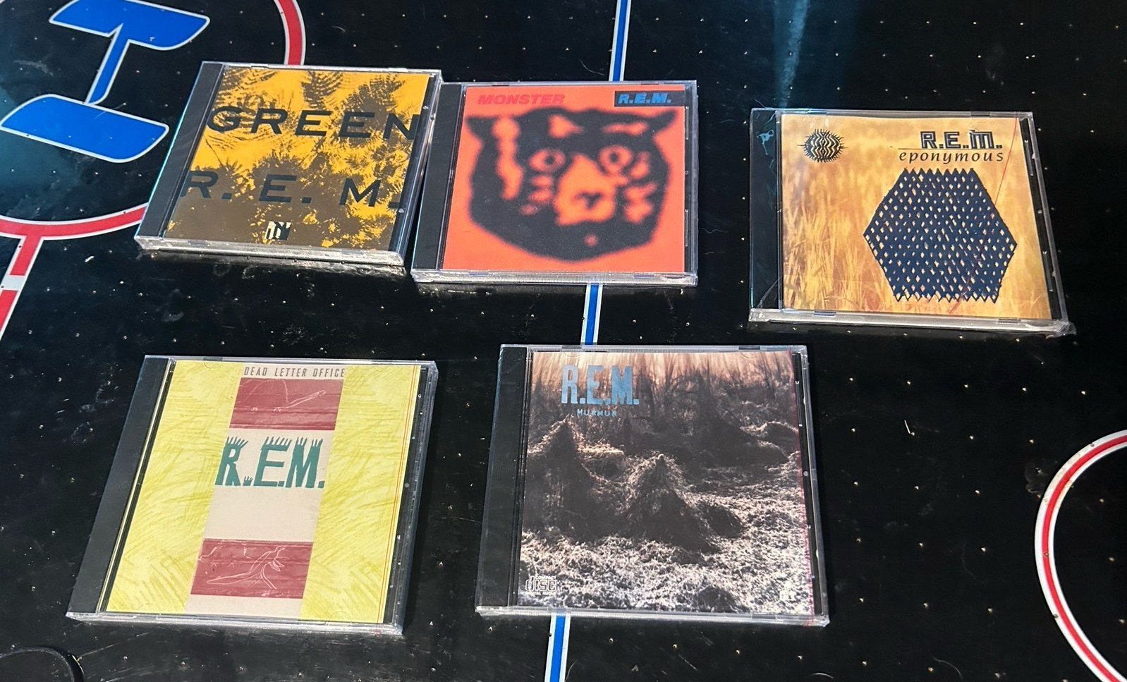 Lot Of 5 R.E.M. Vintage CDs New Sealed REM Monster, Green, Eponymous, Murmur,
