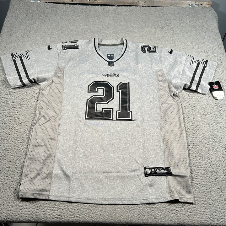 Nike Nfl Dallas Cowboys Ezekiel Elliott Jersey Men Size 2XL Gray NWT NFL