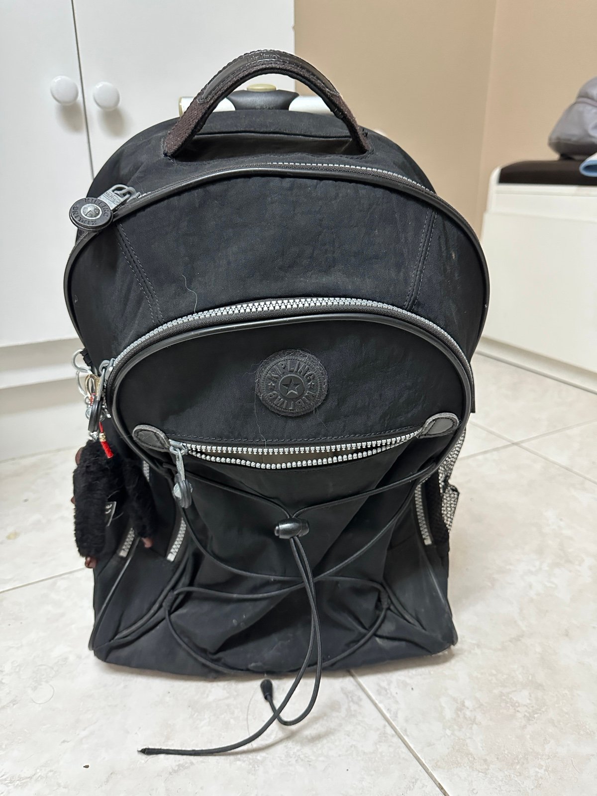 Kipling Sausalito rolling/wheeled backpack luggage EUC heavy duty spacious