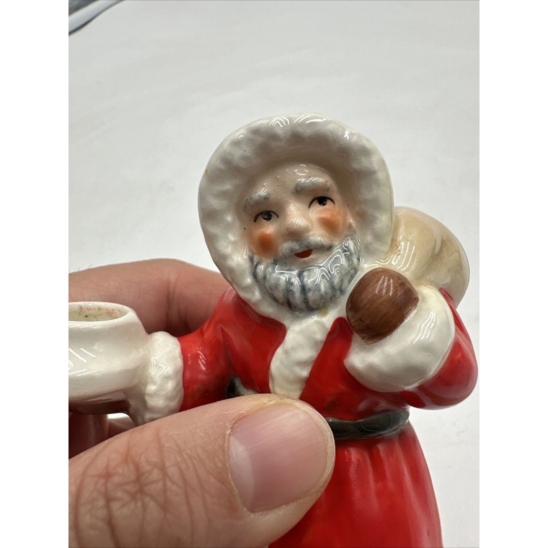 GOEBEL HUMMEL SANTA 44-331-10 WEST GERMANY CANDLE HOLDER