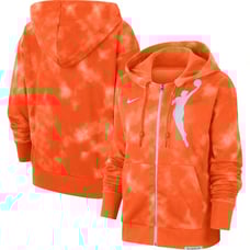 NEW Nike Women’s WNBA Logowoman Team 13 Tie Dye Full-Zip Hoodie Orange, Size XL