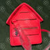 Peanuts Snoopy Figural Doghouse Crossbody Bag & wristlet keychain set