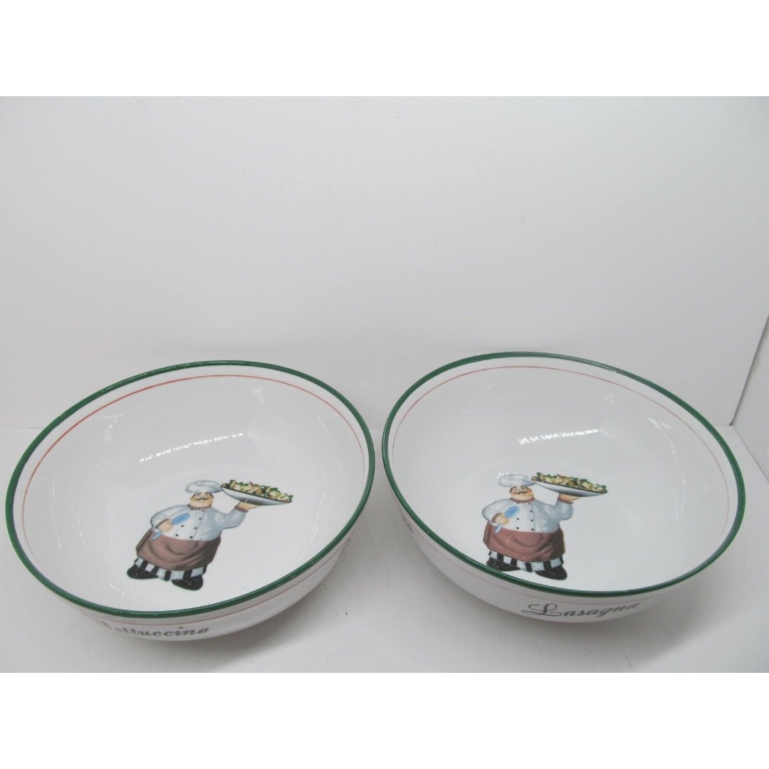 Diamond Jo Casino 10 Pasta Salad Vegetable Mixing Bowls Set of 2