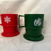 NOS Tupperware Cocoa Mugs with Coasters