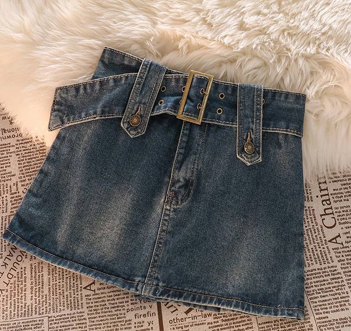 Smmer denim skirt