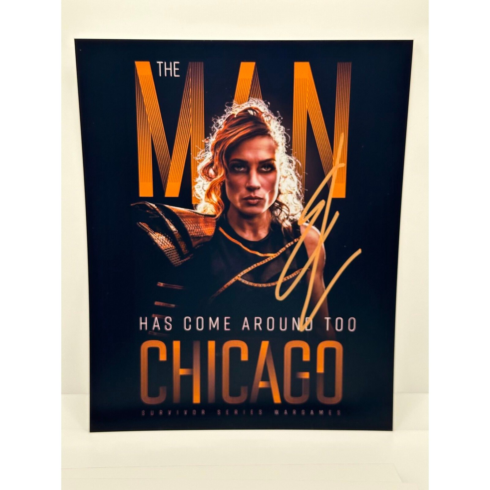 Becky Lynch Chicago Signed Autographed Photo Authentic 8x10 COA