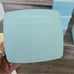 Vintage Tupperware set of 5 various sizes with lids. Pastel blue 1960's