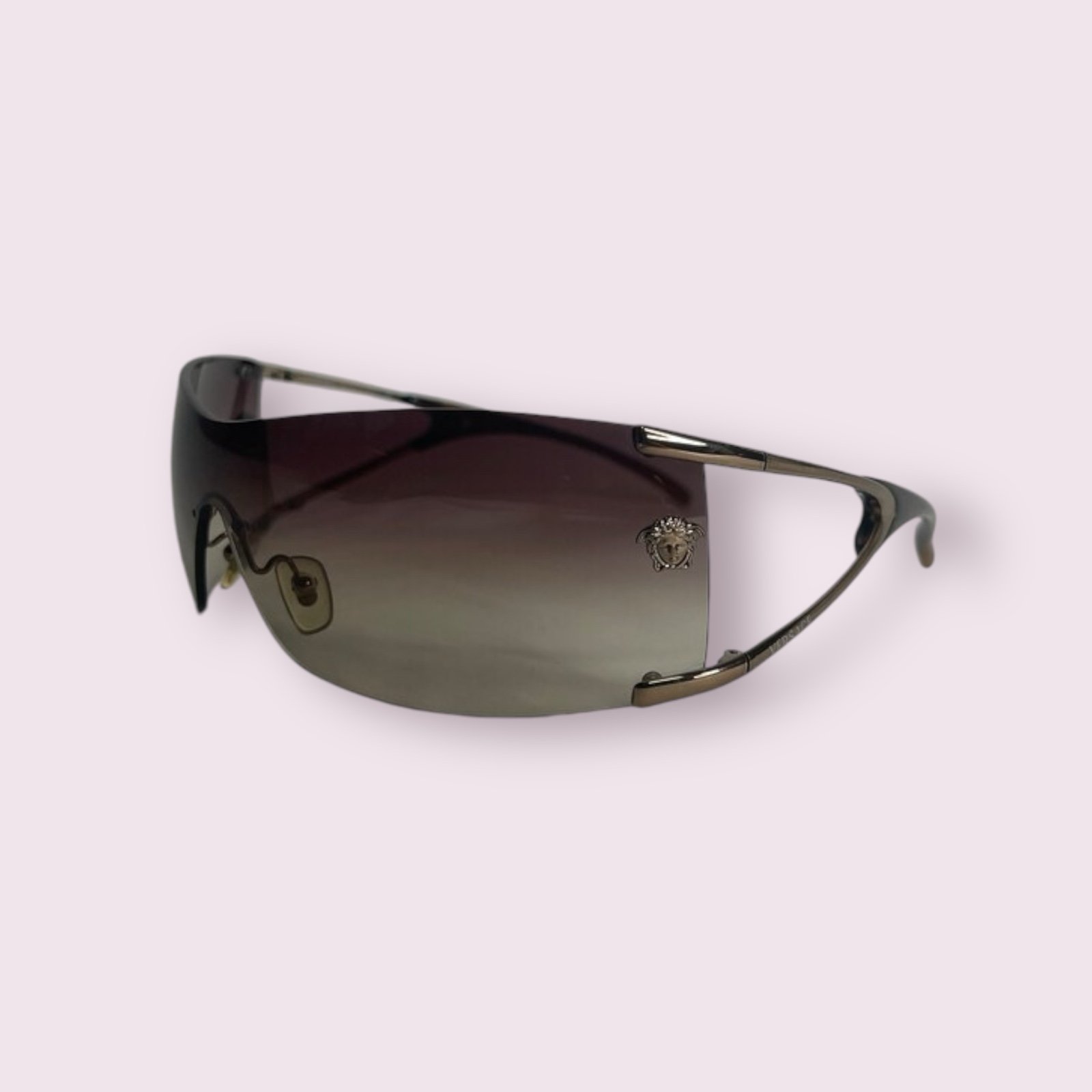 Versace 2052 Vintage Sunglasses Wrap Shield