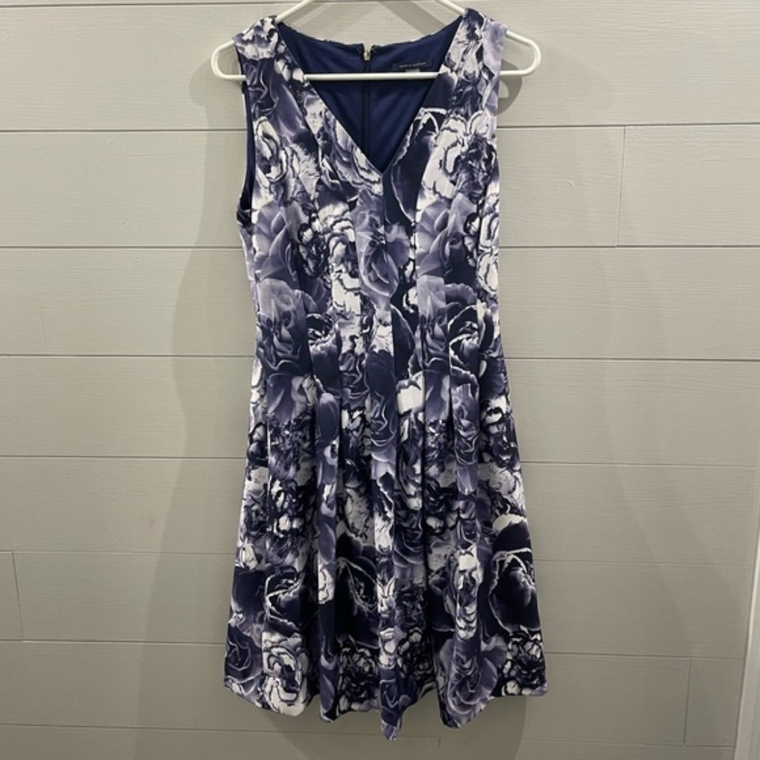 Tommy Hilfiger | Floral Fit-and-flare Neoprene Work/Office Dress Size 6