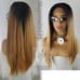 Celebrity honey 2 tone 360 lace wig