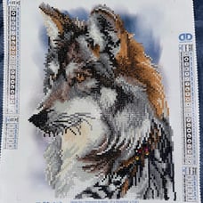 Diamond Painting Wolf Portrait