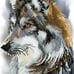 Diamond Painting Wolf Portrait