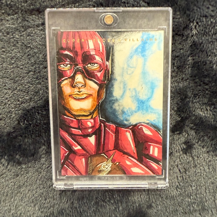 2019 CZX Super Heroes & Villains The Flash 1/1 Sketch Card Xinjix