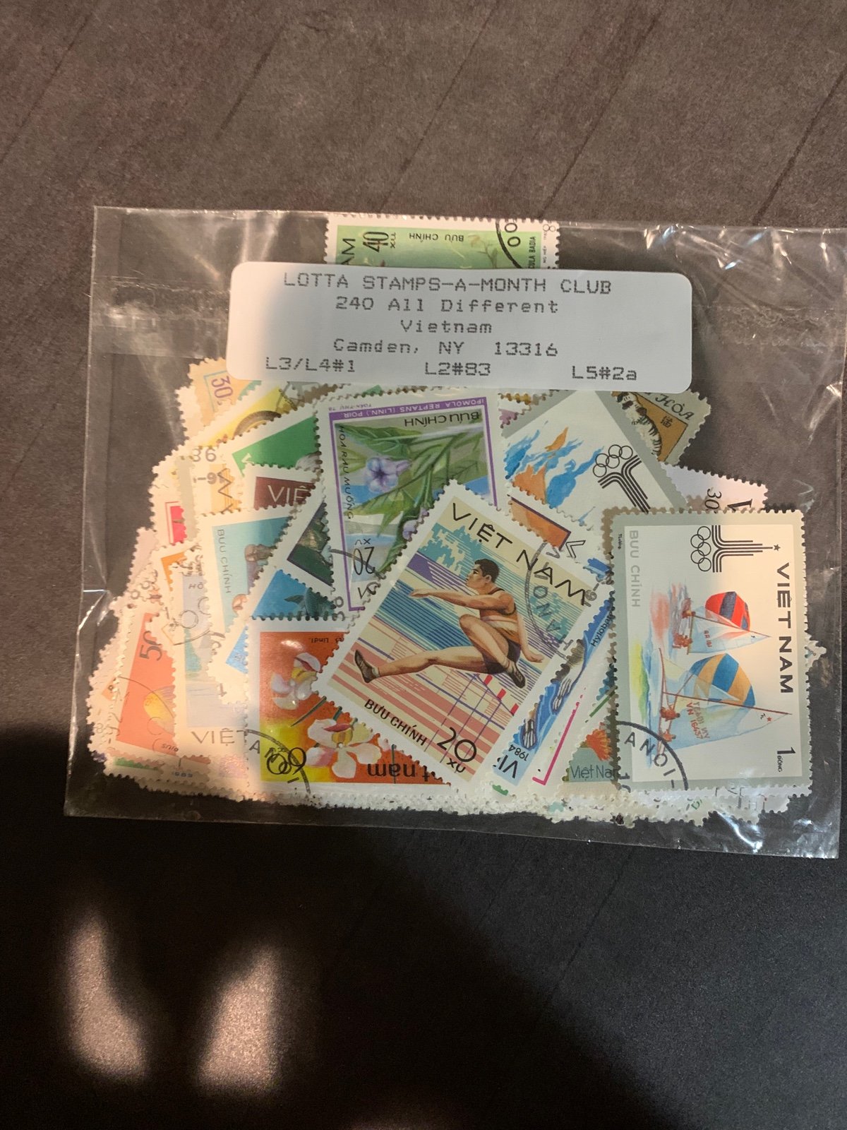 Vintage Vietnam stamps