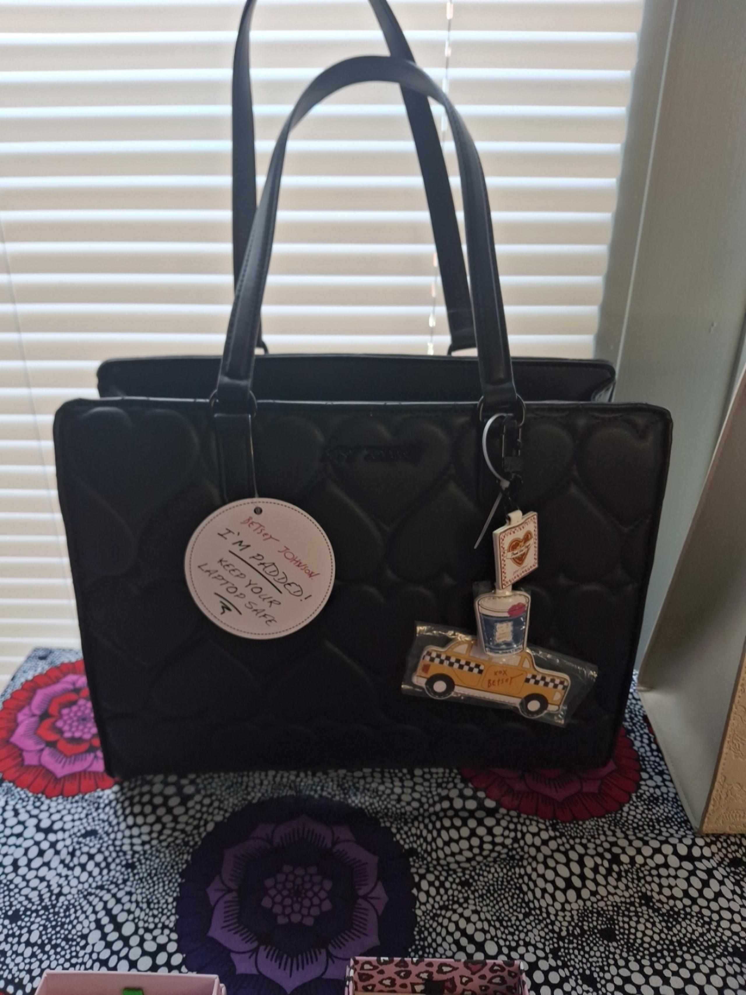 Betsey Johnson Purse with Laptop Pocket Brand New Tags On