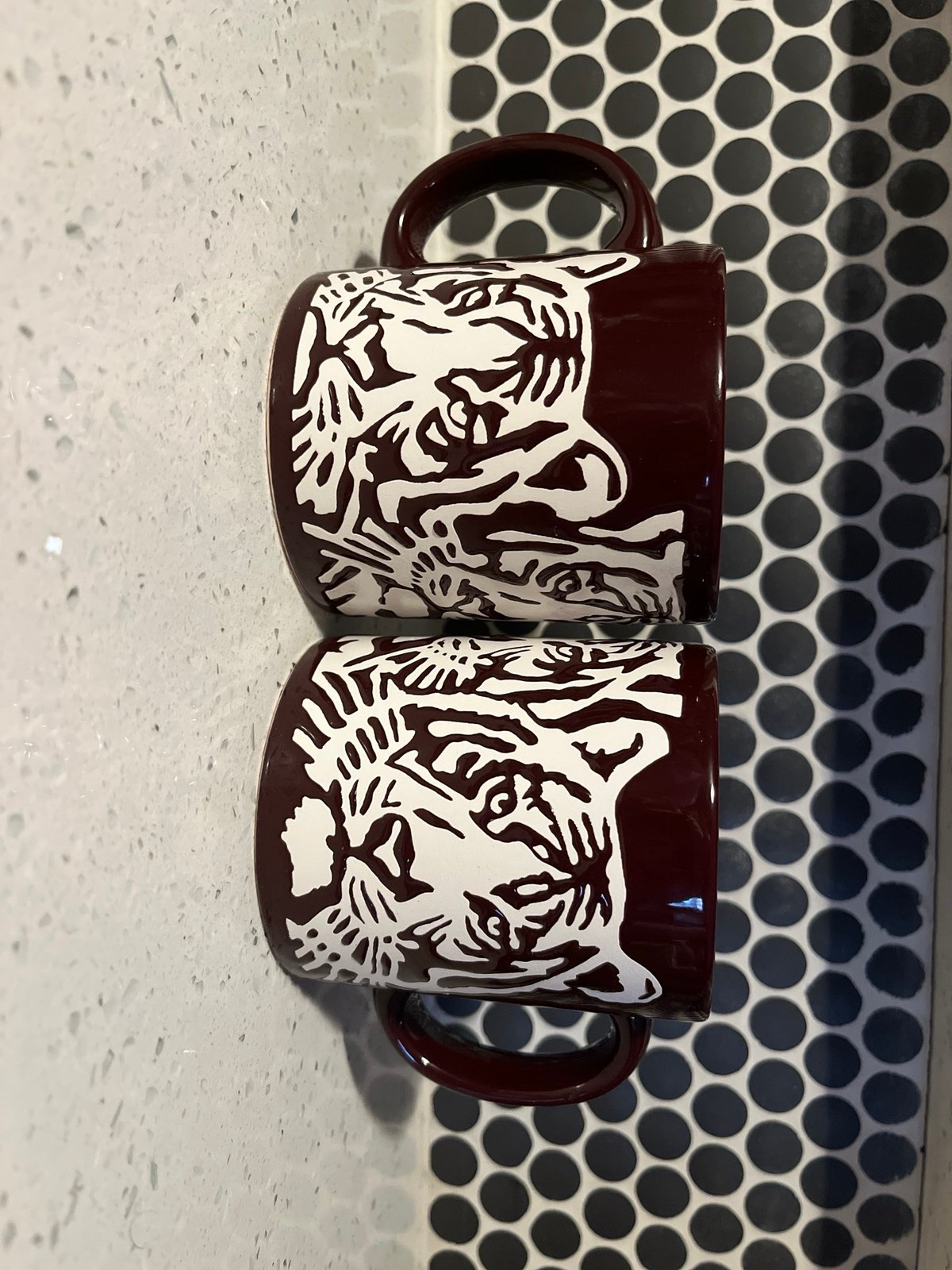Waechtersbach tiger mugs