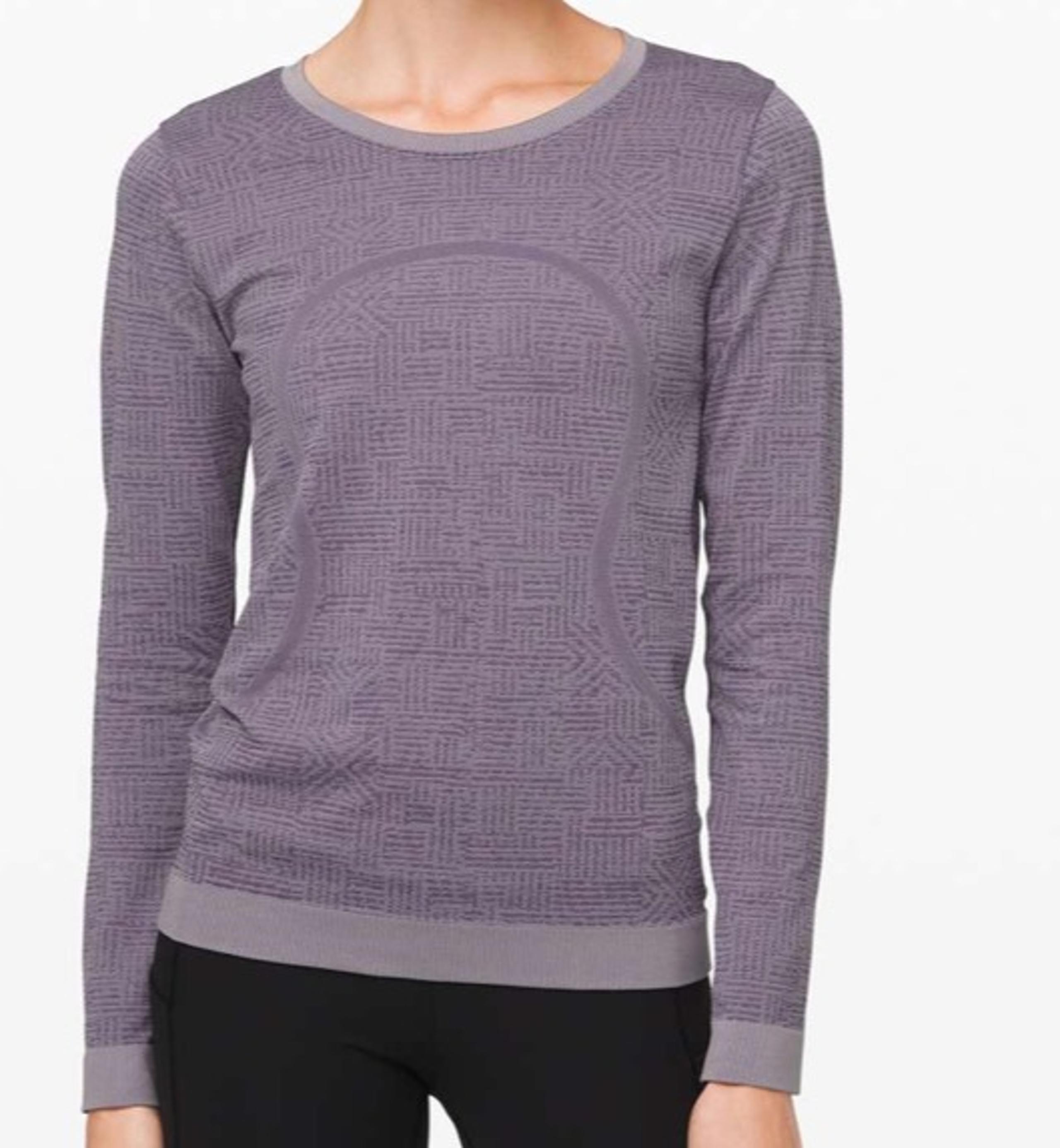 Lululemon Swiftly Relaxed Long Sleeve Purple Quartz / Violet Grey 8