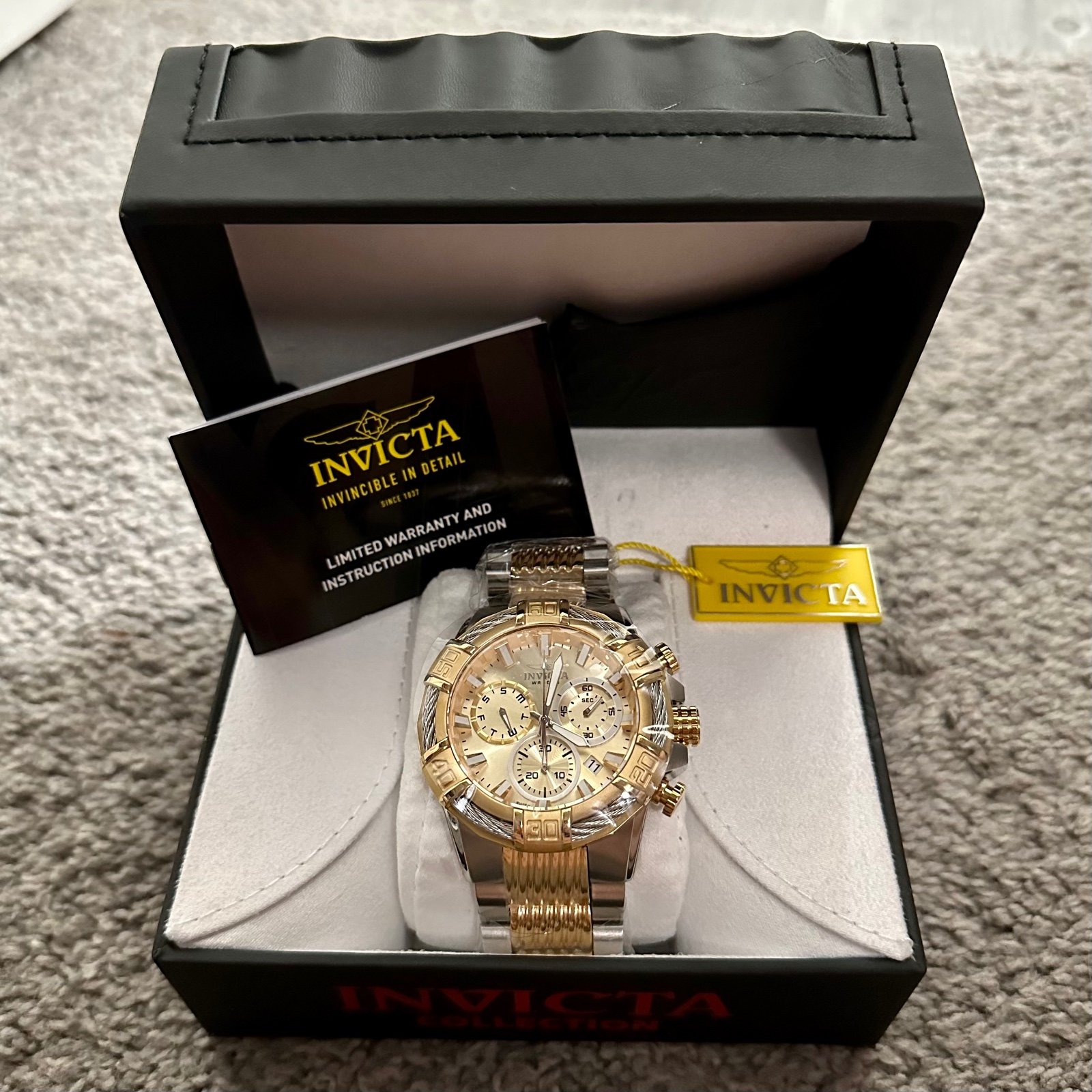 INVICTA Bolt Stainless Steel Chronograph Men s Quartz Watch Watches
