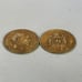 Set of 6 French coins Napoleonic series Louis XVI Louis XV Charles X Uncirculate