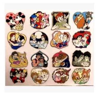Disney Pin Set Couples FULL set