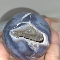 sphere moss agate beautiful druzy!! 63.25mm