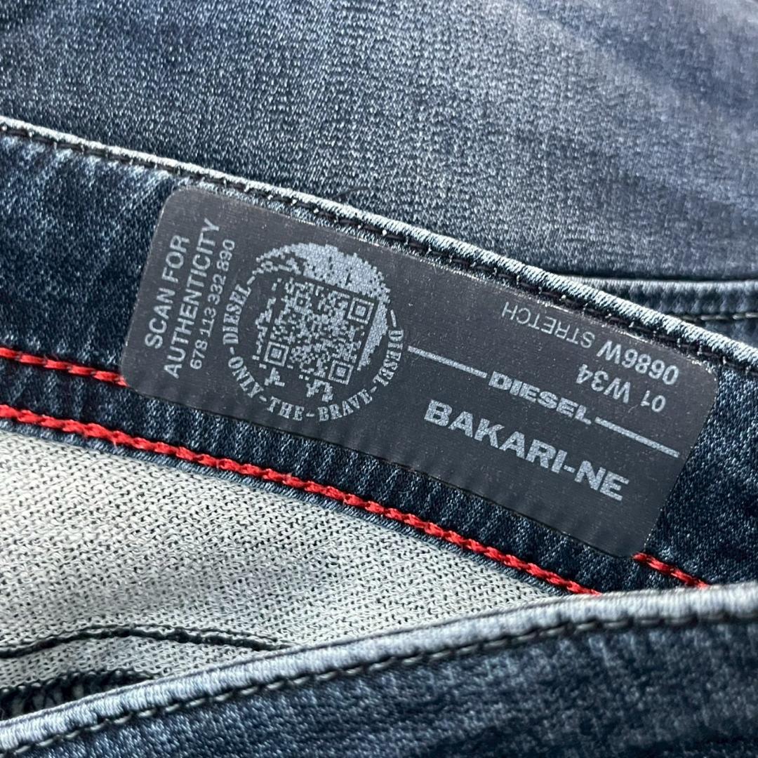 W38 Equivalent DIESEL BAKARI-NE Denim Stretch Pants N797