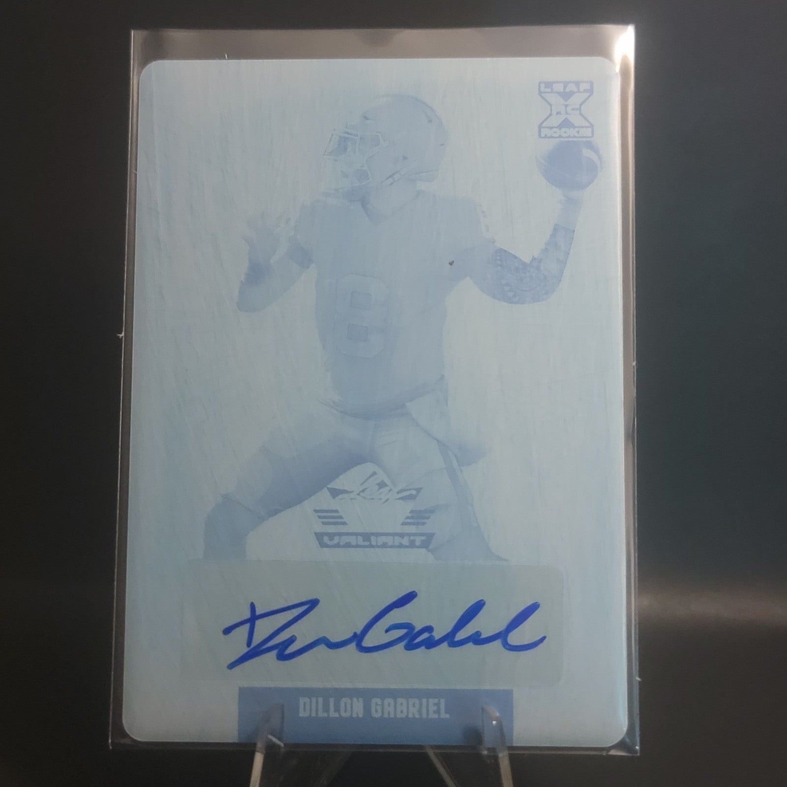 2022 Leaf Valiant 1/1 Printing Plate
