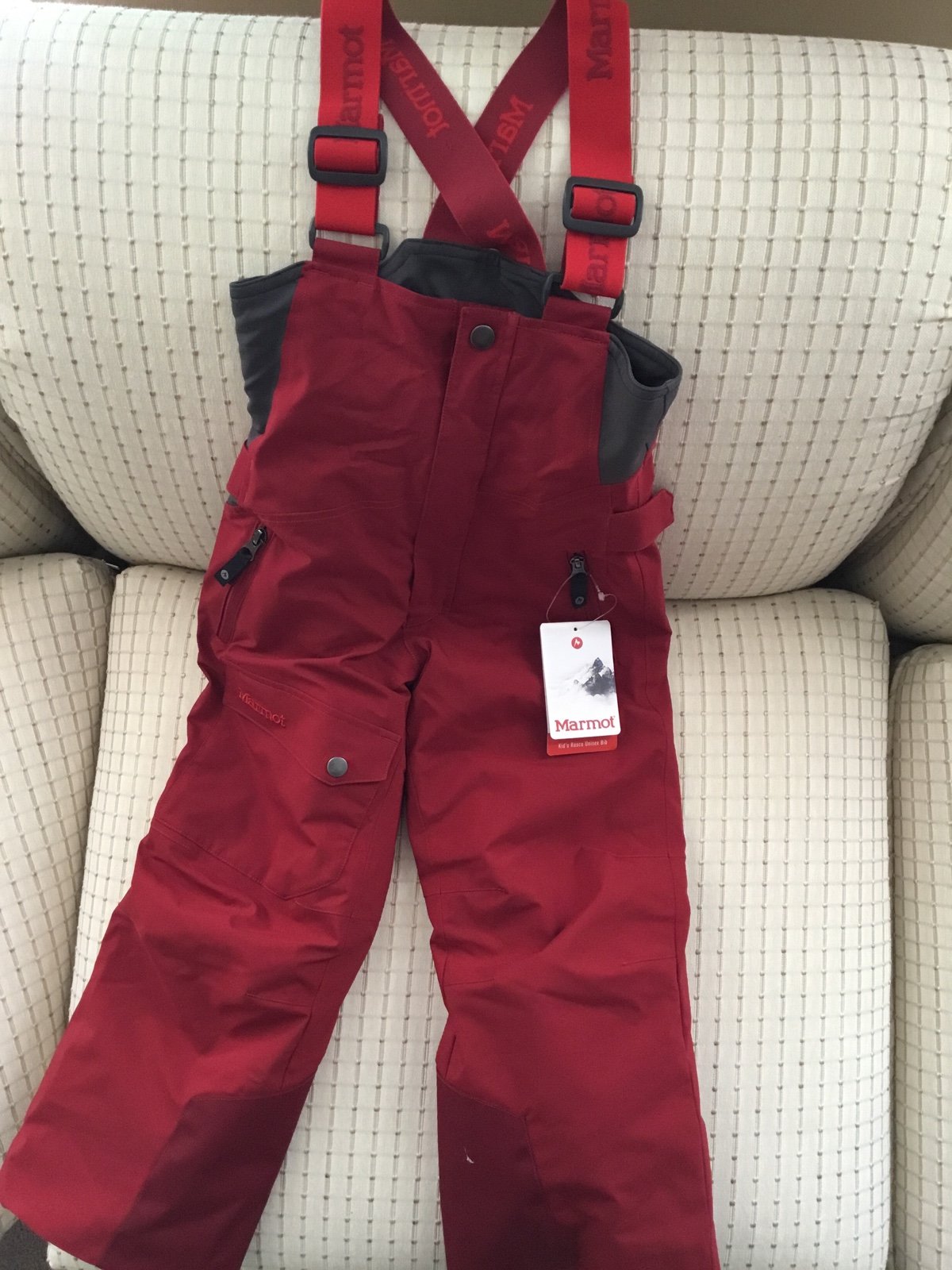 NWT Marmot Kid’s Rosco Unisex Bib Size XS