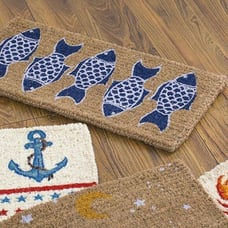 NEW Doormat with Fish Images