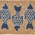 NEW Doormat with Fish Images