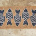 NEW Doormat with Fish Images