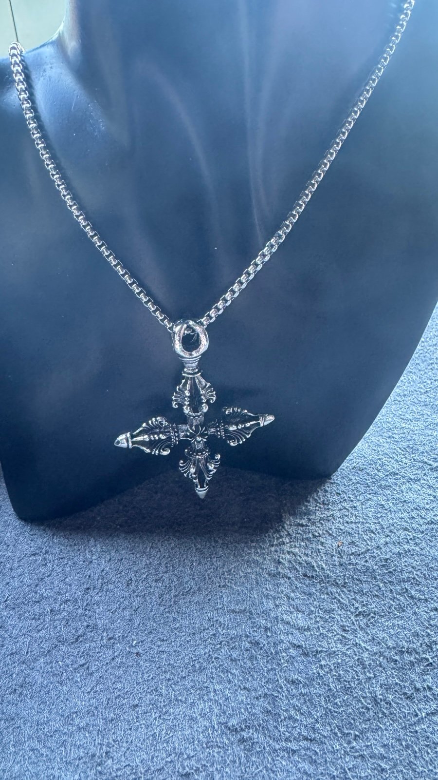 Punk style cross Necklace