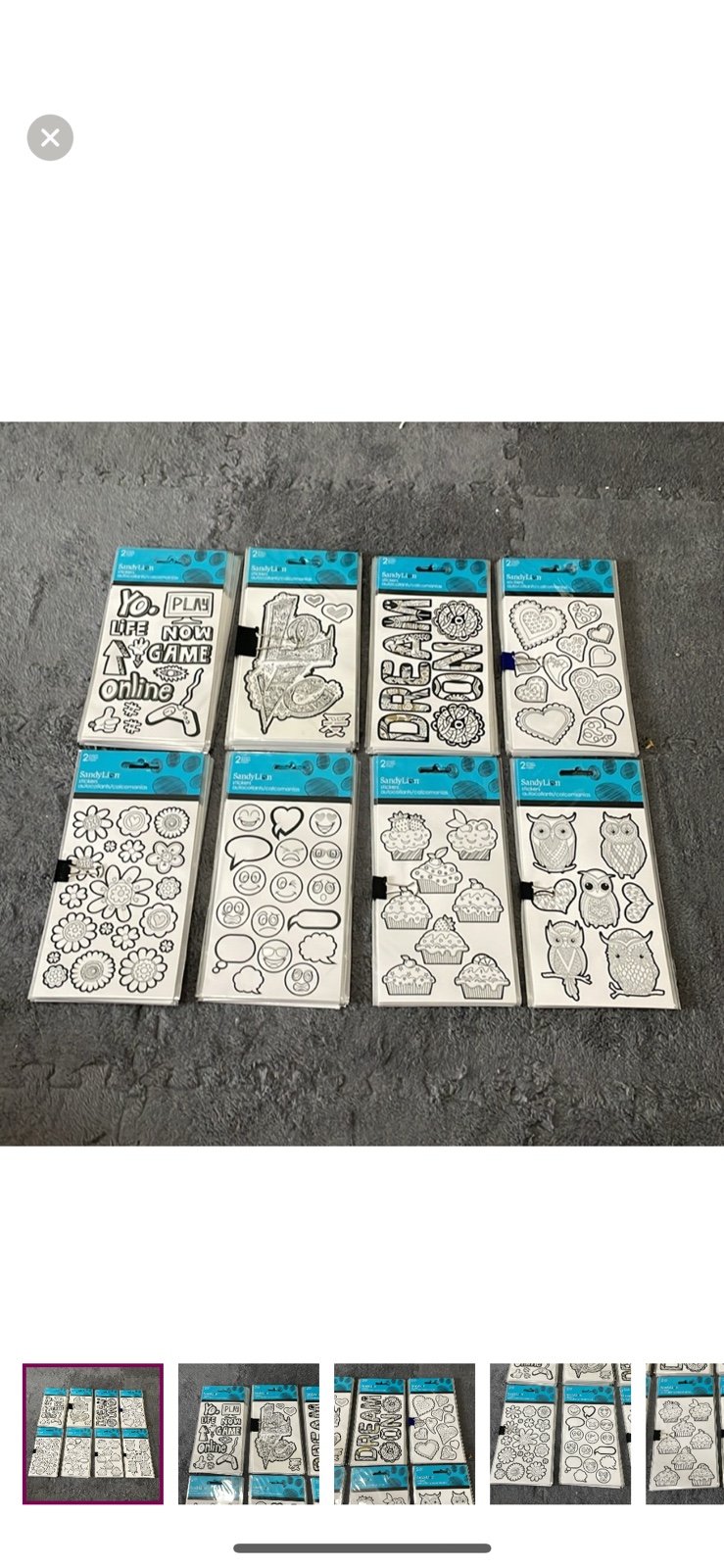 Sandy Lion Stickers