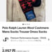 Polo Ralph Lauren Men's Cotton, Cashmere, Wool Blend Socks, Set of 5