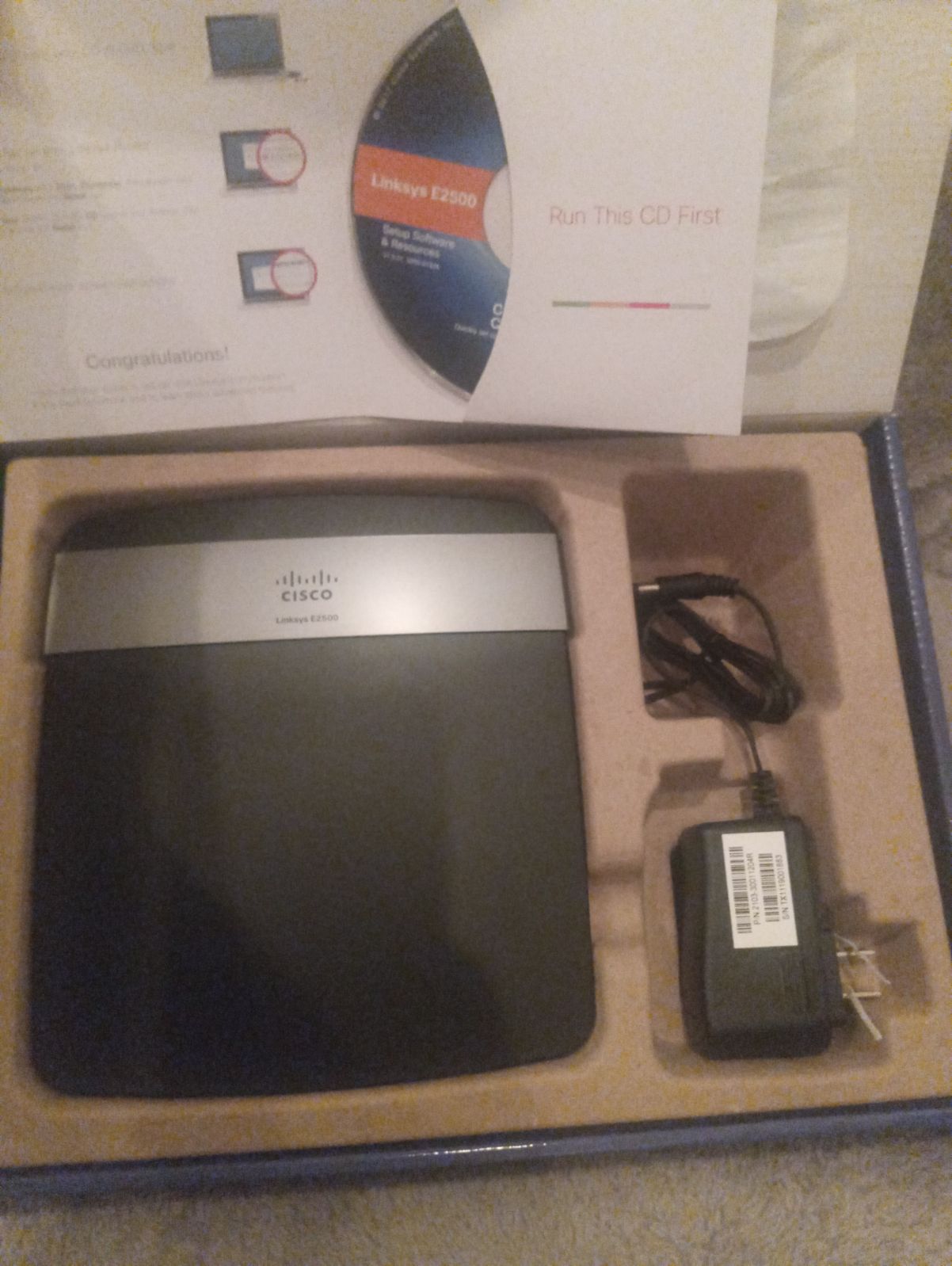 Linksys e2500 advanced dual band & Route