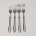 4 Oneida Sheraton Dinner Forks - 18/10 Stainless Steel - Desirable Cube Mark