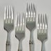 4 Oneida Sheraton Dinner Forks - 18/10 Stainless Steel - Desirable Cube Mark