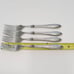4 Oneida Sheraton Dinner Forks - 18/10 Stainless Steel - Desirable Cube Mark