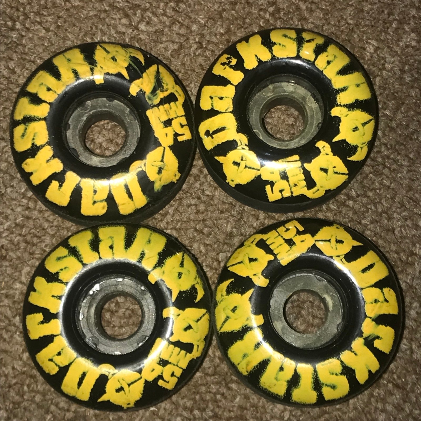 nos Vintage Dark Star Skateboard Wheels