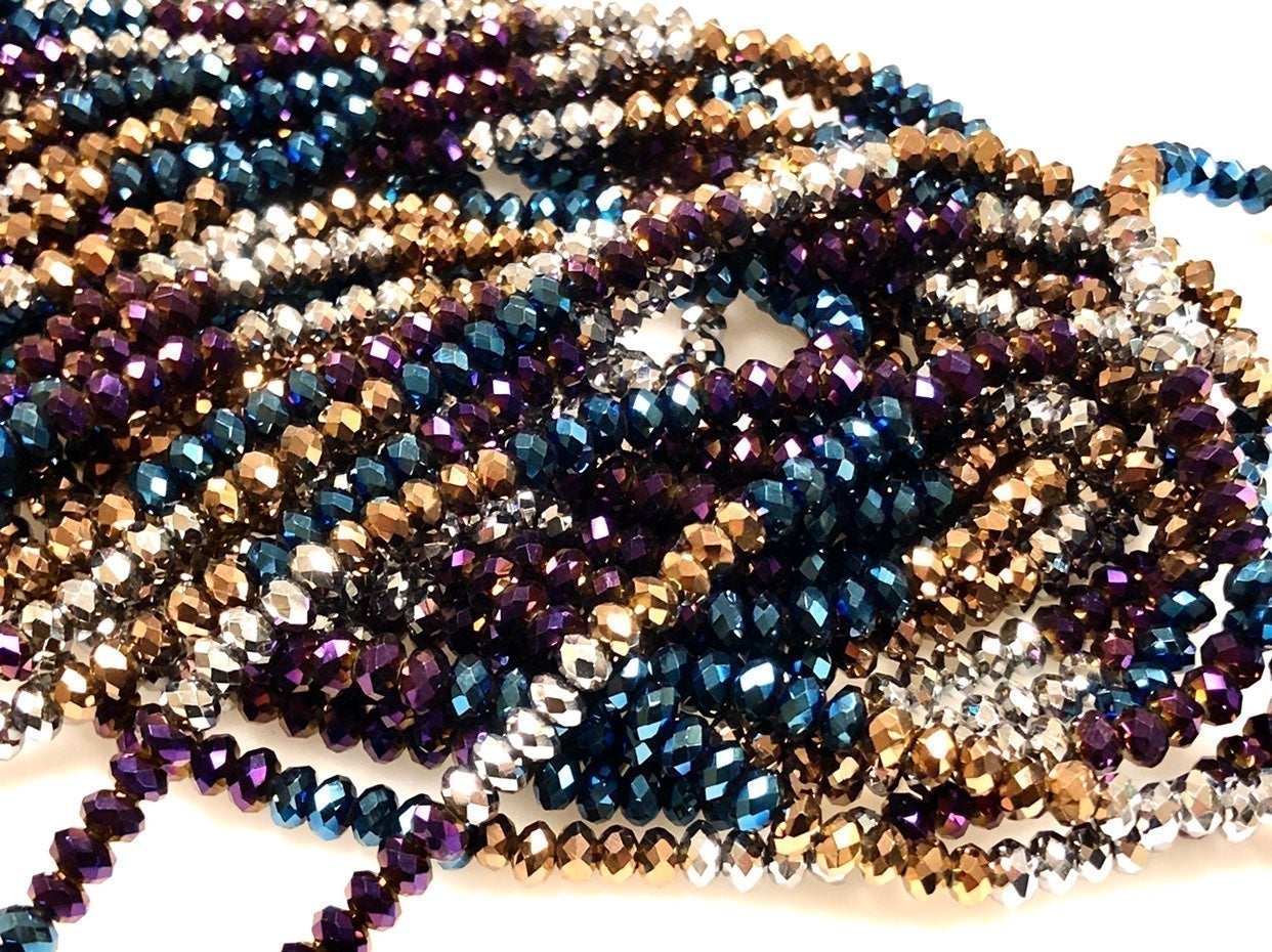 1000 Beads Of 6mm Fire Polish Crystal Glass Beads For Jewelry Making