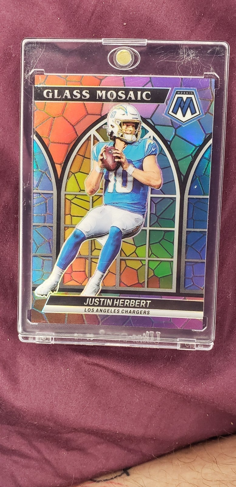 Justin Herbert 2022 MOSAIC Stained Glass
