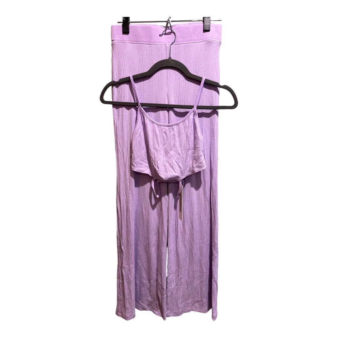 NWT Jonathan Simkhai Ribbed Loungewear Set In Lilac Size S