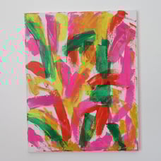 Original Acrylic Abstract Painting on Canvas 16 x 20 Signed 2020