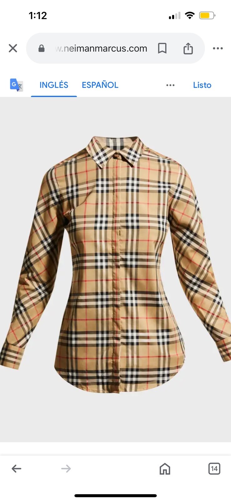 Burberry! Cotton long women sleeve! Original!